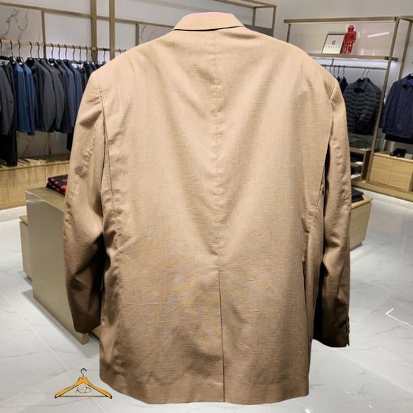 Vintage Orvis Sport Coat - 48R, Linen/Cotton Blend, Beige, EUC - Picture 3 of 14